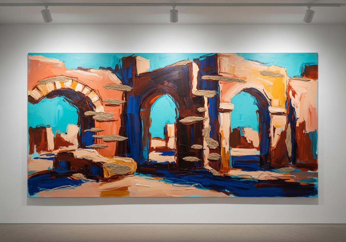 ראם תמר - אמנות עכשווית, נוף עירוני מופשט